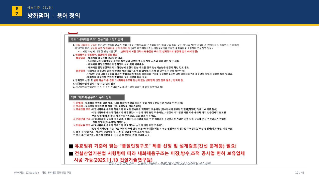 덕트 내화채움 발표자료 (VER14) p12