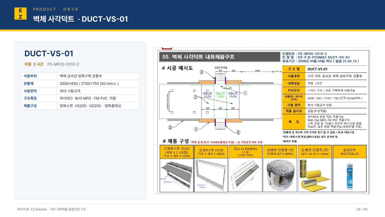 덕트 내화채움 발표자료 (VER14) p19