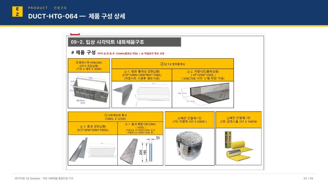 덕트 내화채움 발표자료 (VER14) p25