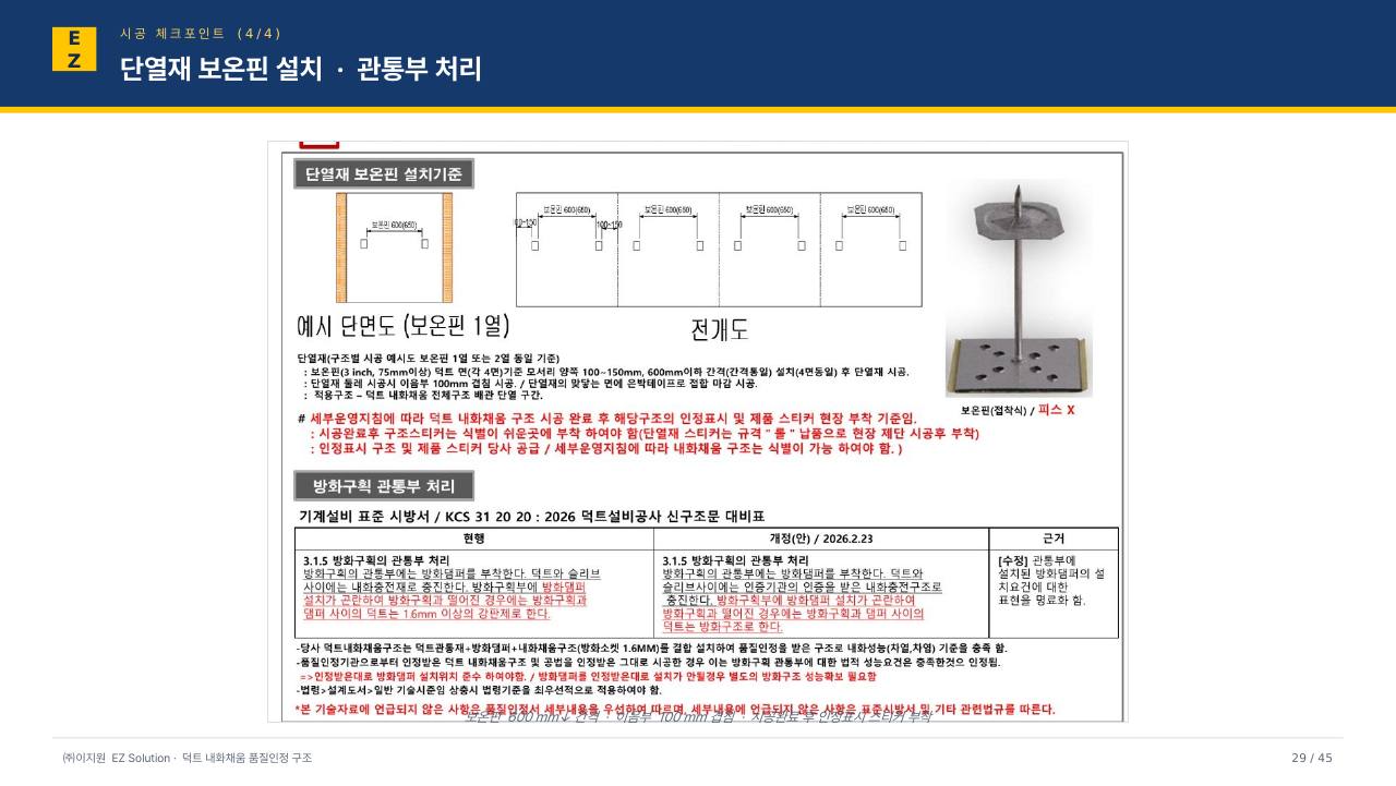 덕트 내화채움 발표자료 (VER14) p29