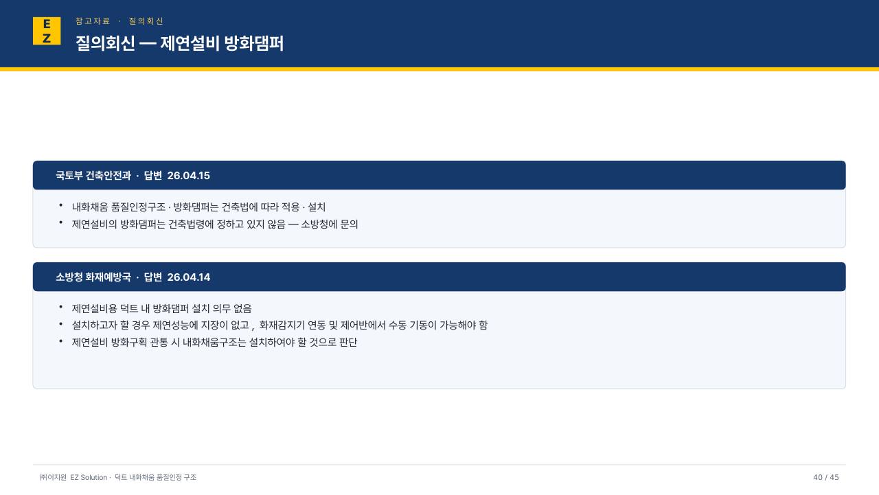 덕트 내화채움 발표자료 (VER14) p40