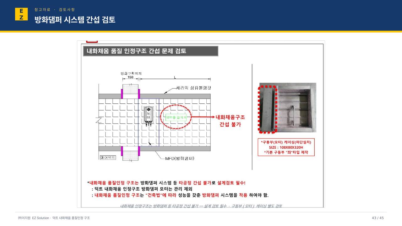 덕트 내화채움 발표자료 (VER14) p43
